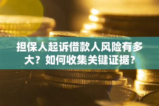 济南担保人起诉借款人风险有多大？如何收集关键证据？