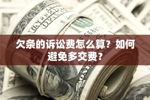 济南欠条的诉讼费怎么算？如何避免多交费？