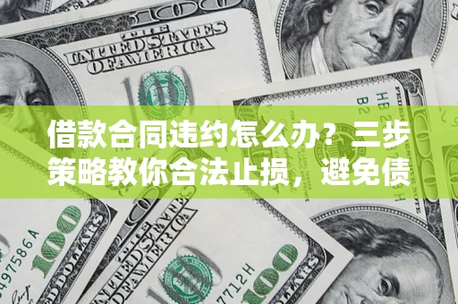 济南借款合同违约怎么办？三步策略教你合法止损，避免债务危机升级