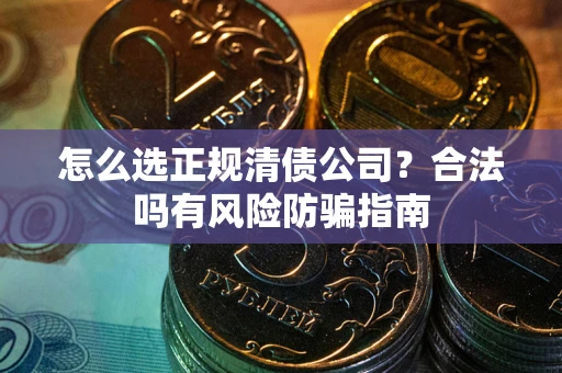 济南怎么选正规清债公司？合法吗有风险防骗指南