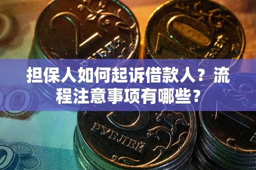 济南担保人如何起诉借款人？流程注意事项有哪些？